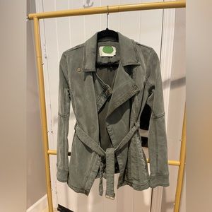 Camo green Anthropologie jacket